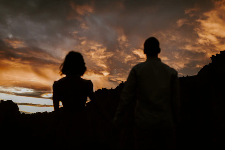 Smith Rock Engagement Session || Anna + Taylor