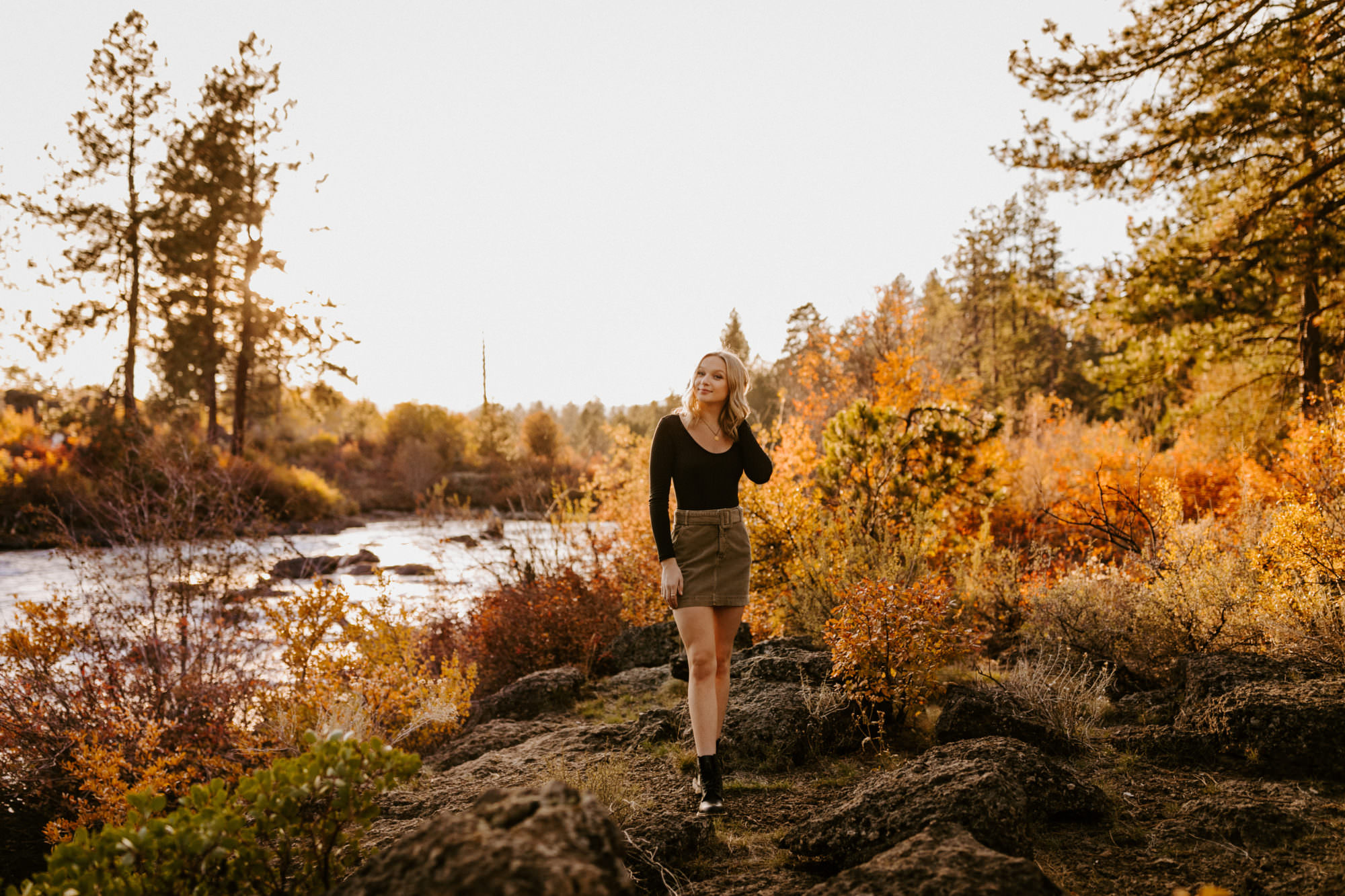 bend oregon senior photo session