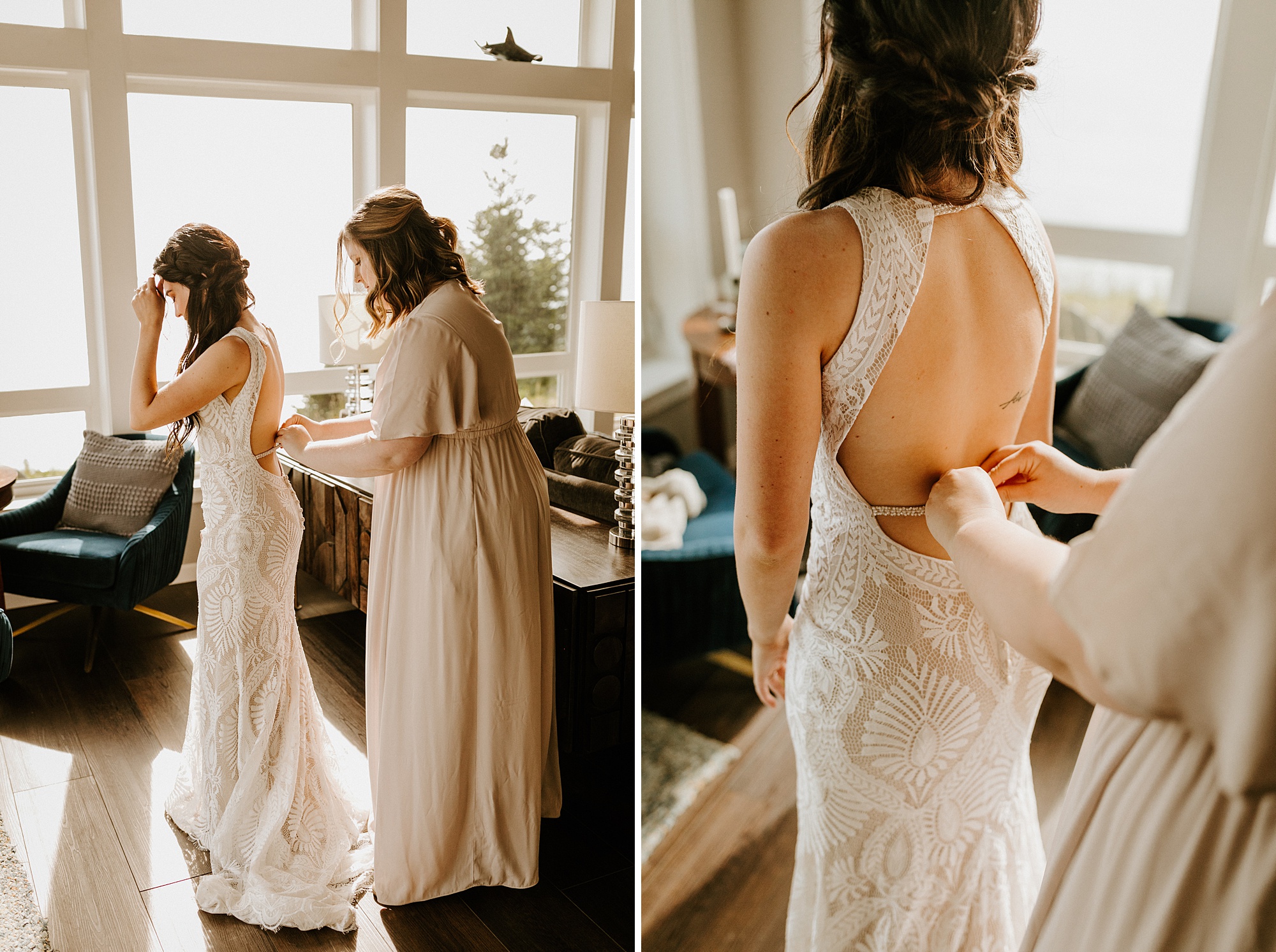 Southern Oregon pacific northwest coast elopement intimate wedding Bend photographer covid bride