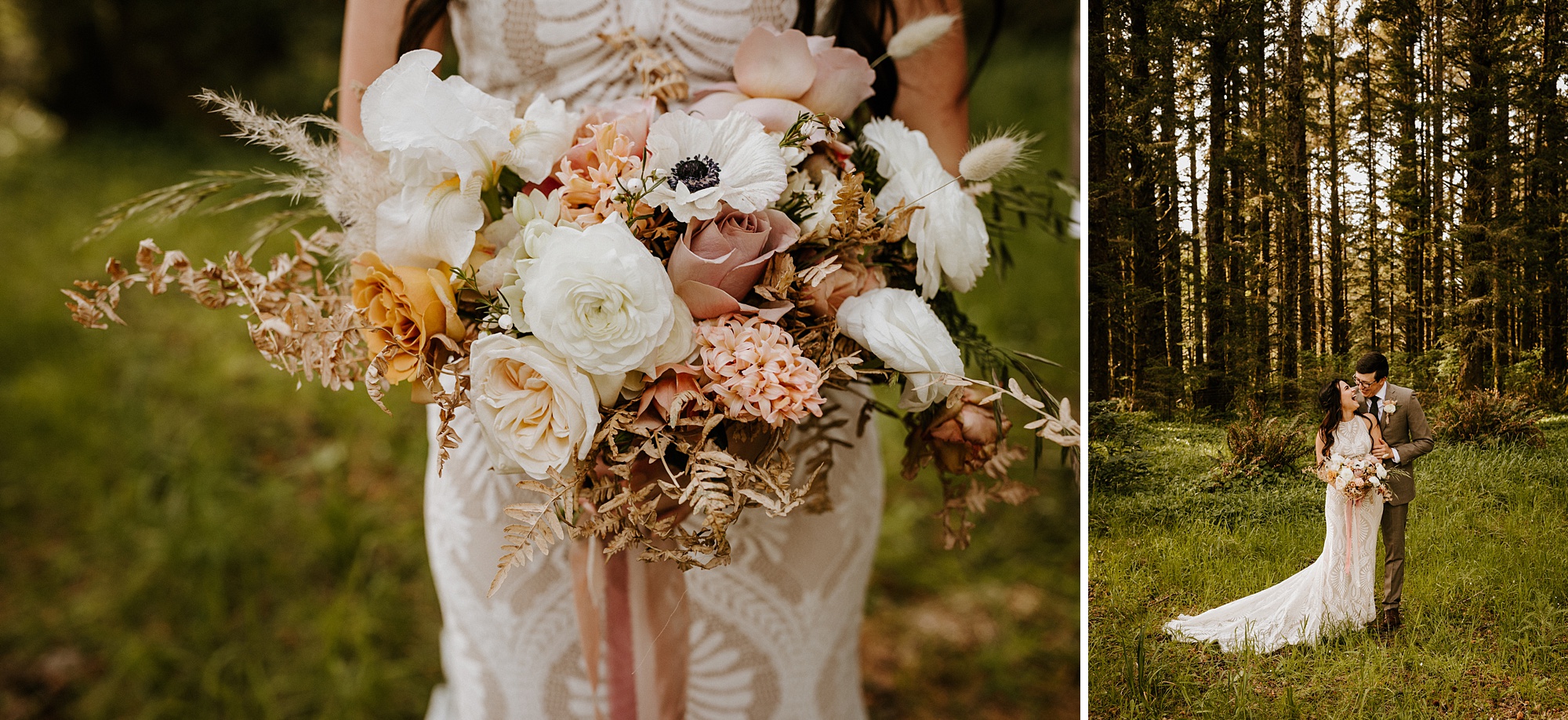 Southern Oregon coast intimate wedding Bend photographer covid bride pacific northwest elopement 