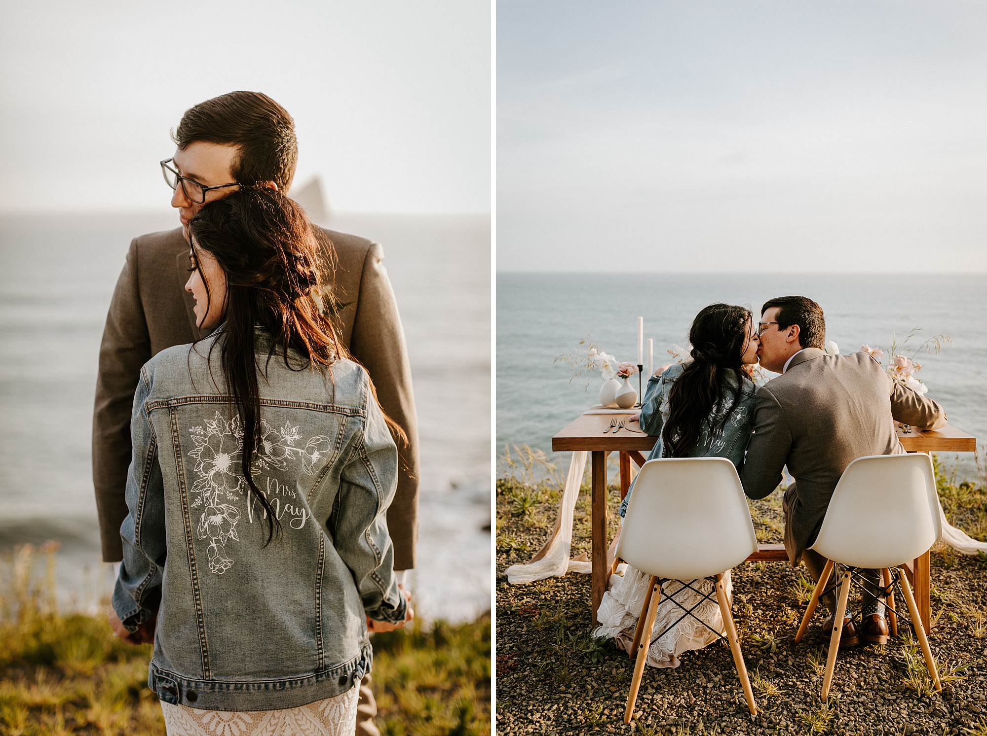 Southern Oregon coast elopement intimate wedding Bend photographer covid bride