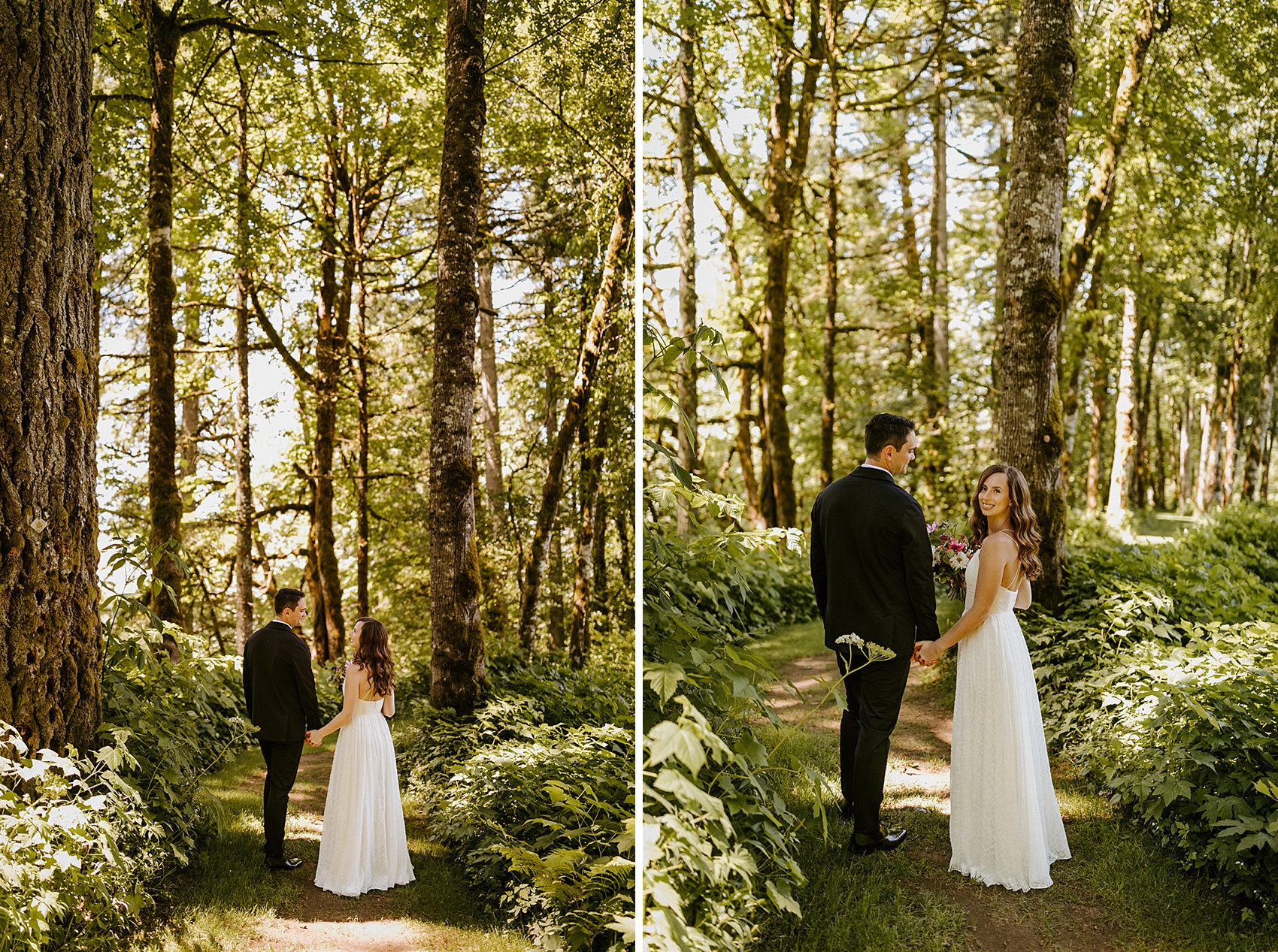 Oregon Lake Wedding Bridal Veil Lakes Columbia River Gorge Summer Victoria Carlson Photography