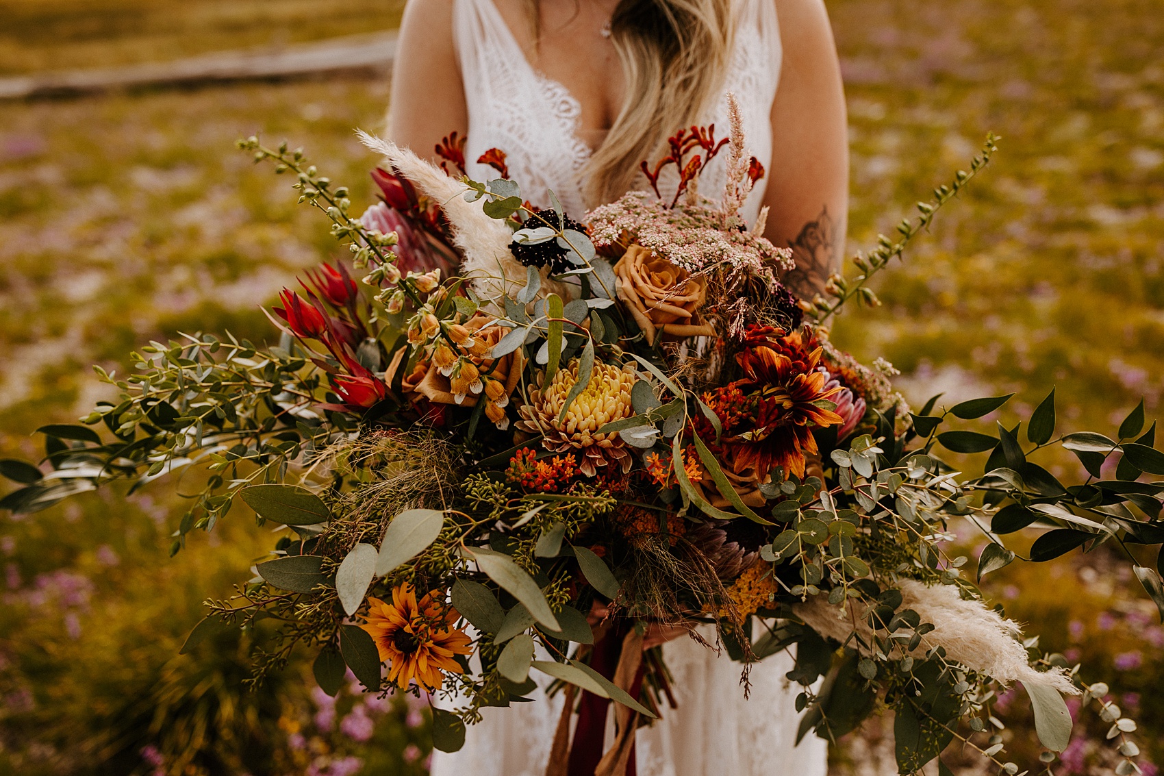 mountain meadow elopement bend oregon sparks lake cascade lakes highway victoria carlson woodland floral