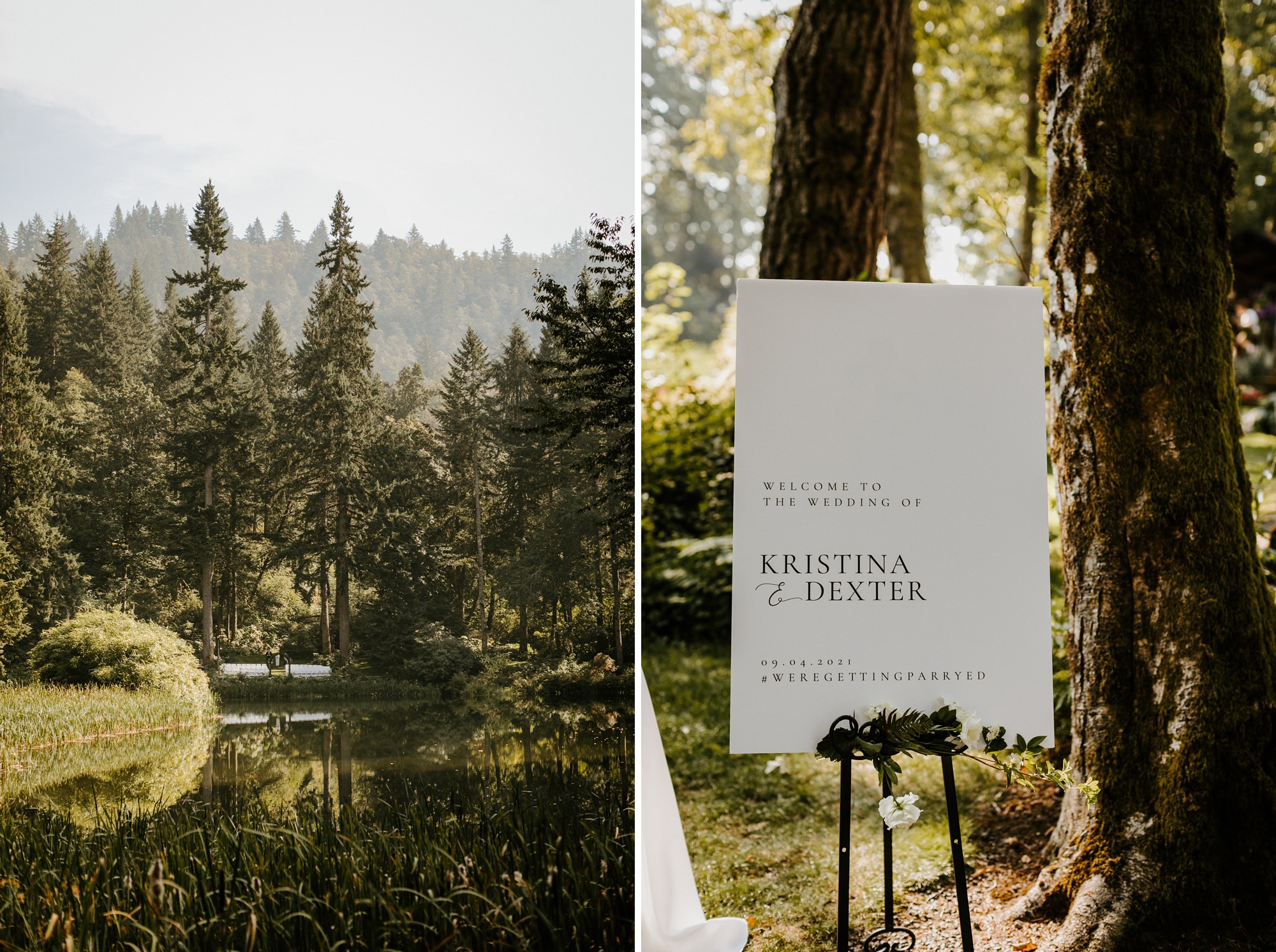 bridal veil lakes pacific northwest pnw oregon wedding neutral tones