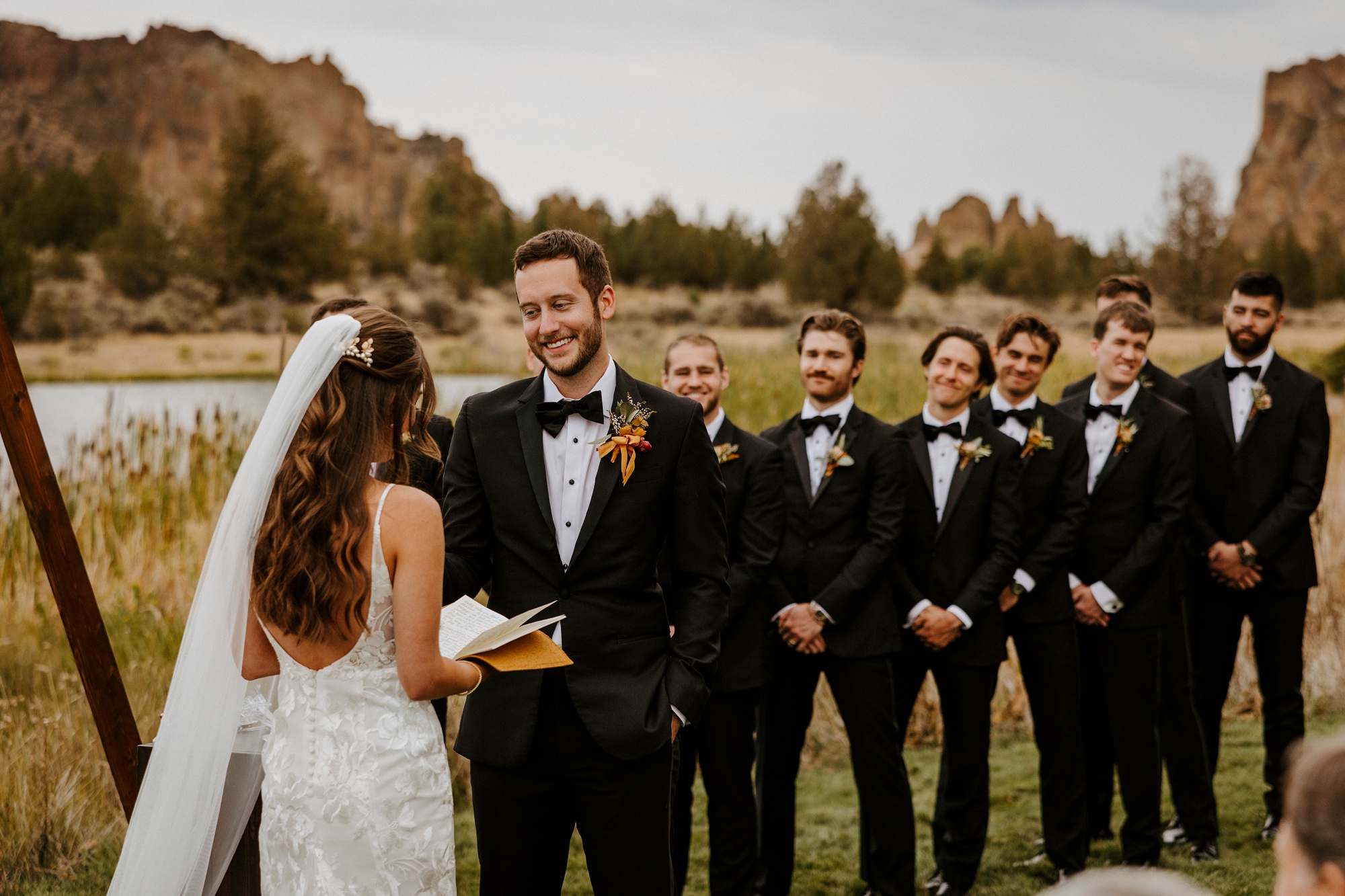 fall ranch at the canyons wedding bend central oregon rainy desert romantic portraits tuscany tuscan