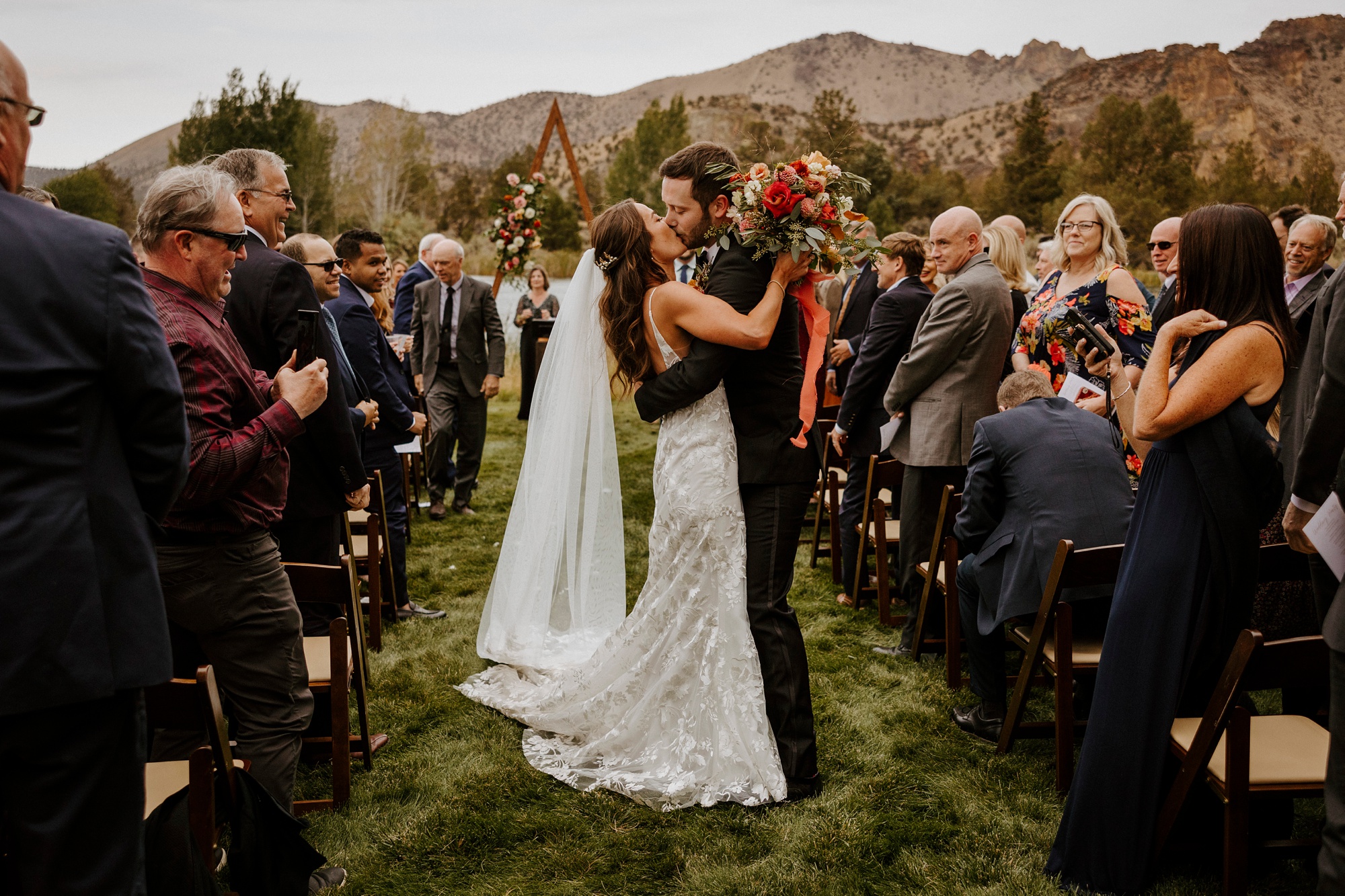 fall ranch at the canyons wedding bend central oregon rainy desert romantic portraits tuscany tuscan