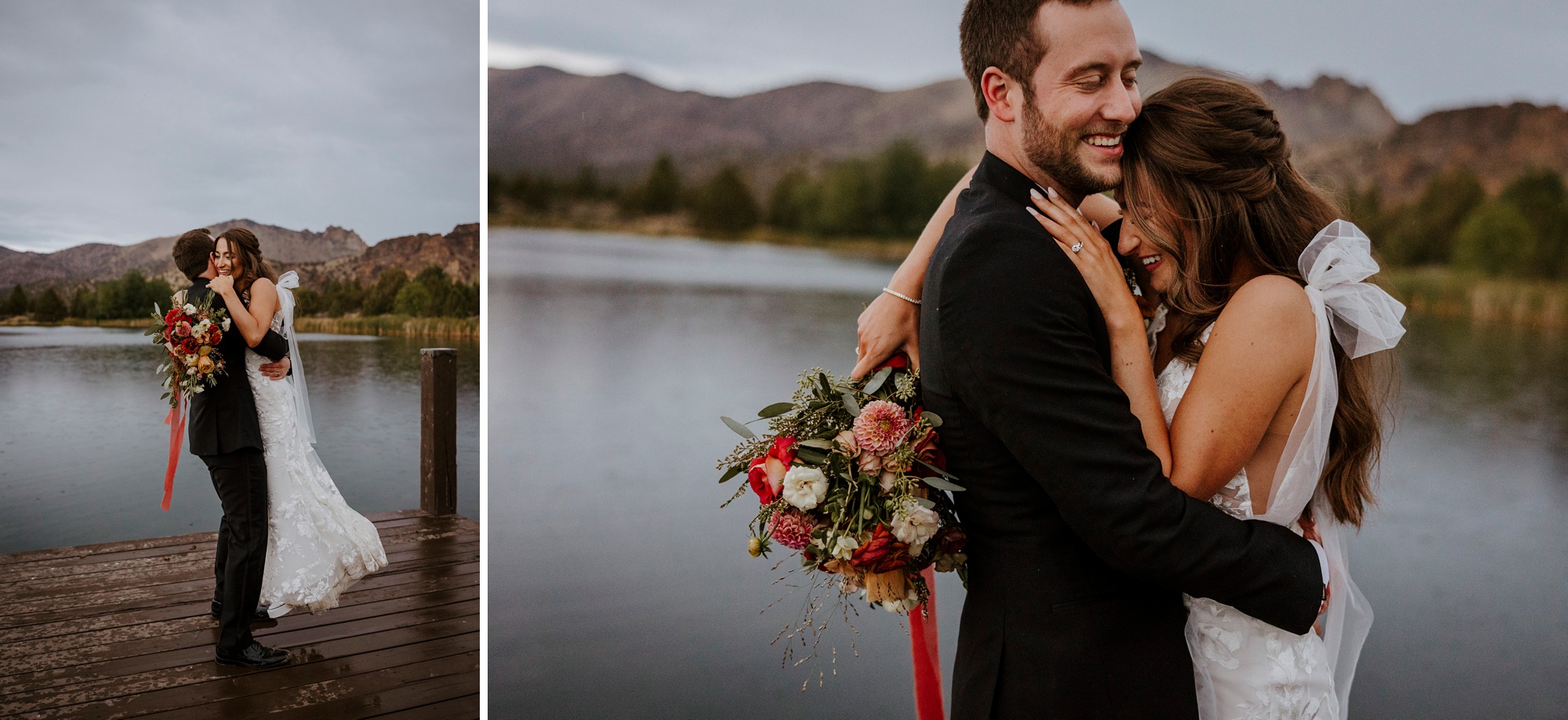 fall ranch at the canyons wedding bend central oregon rainy desert romantic portraits tuscany tuscan