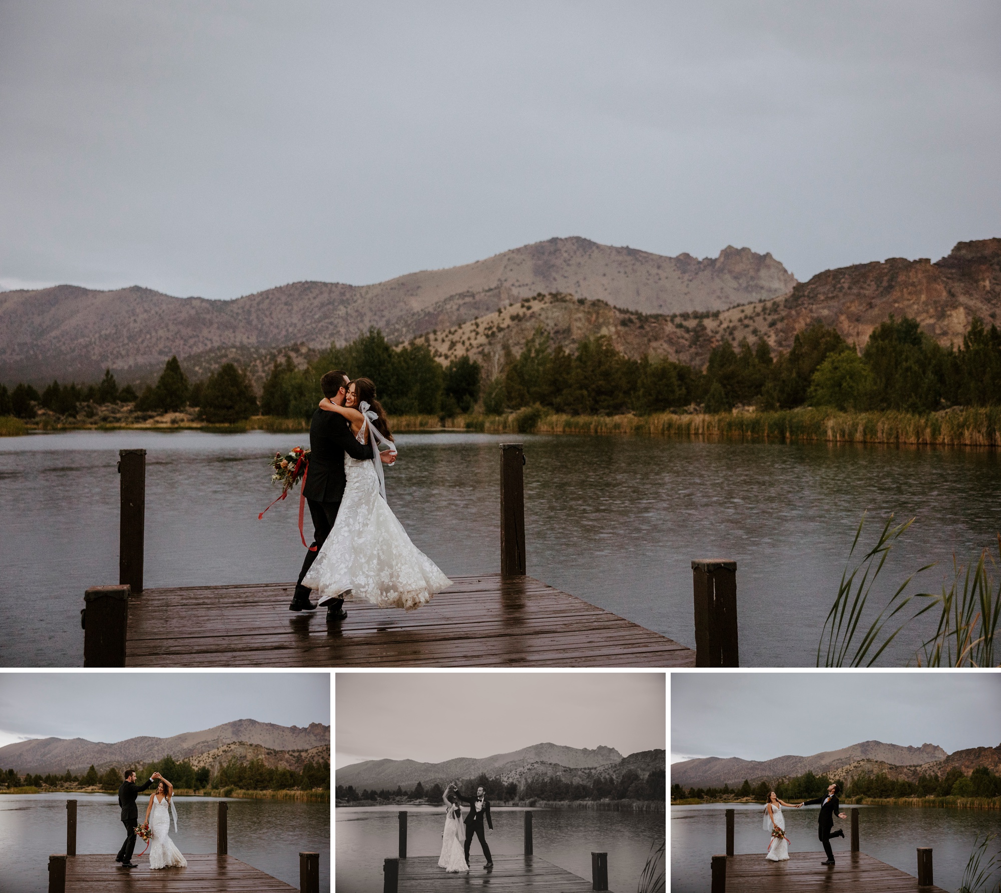 fall ranch at the canyons wedding bend central oregon rainy desert romantic portraits tuscany tuscan