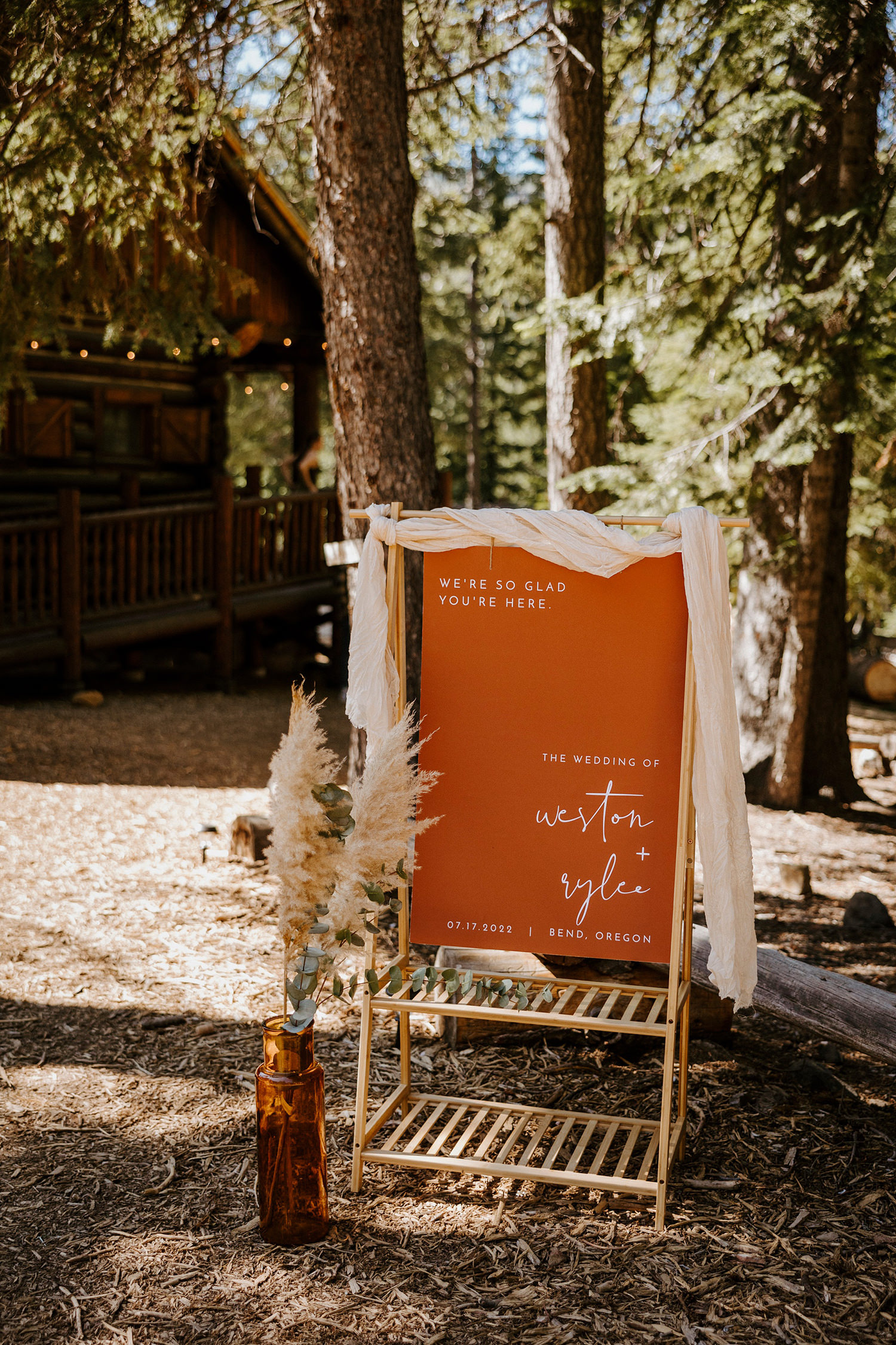 skyliner lodge wedding in the woods bend central oregon summer rustic outdoor 