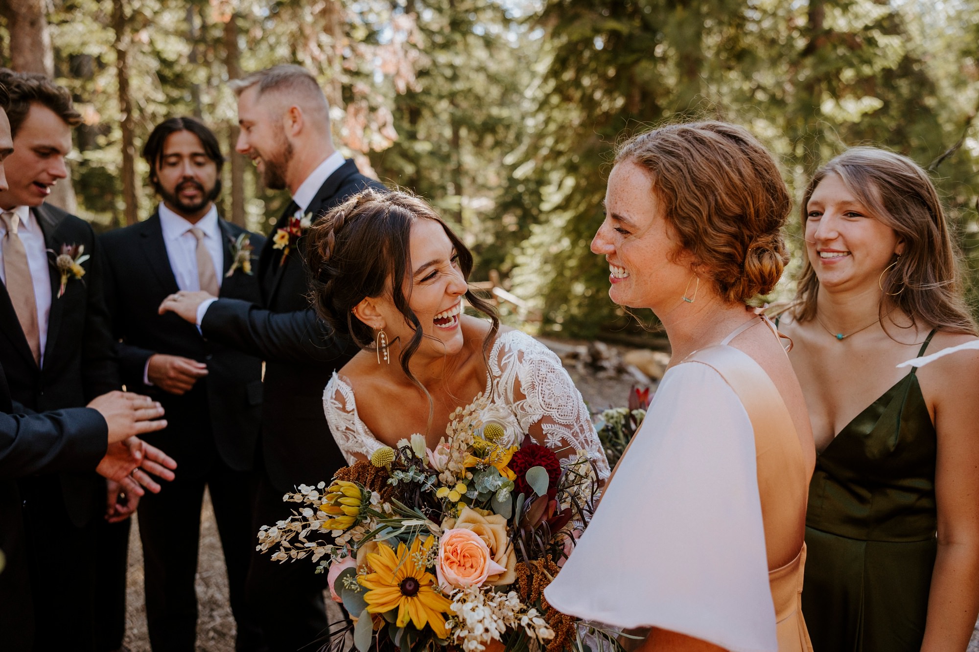 skyliner lodge wedding in the woods bend central oregon summer rustic outdoor 