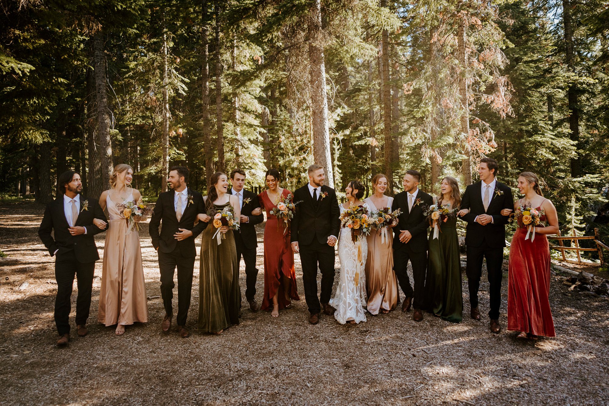 skyliner lodge wedding in the woods bend central oregon summer rustic outdoor 