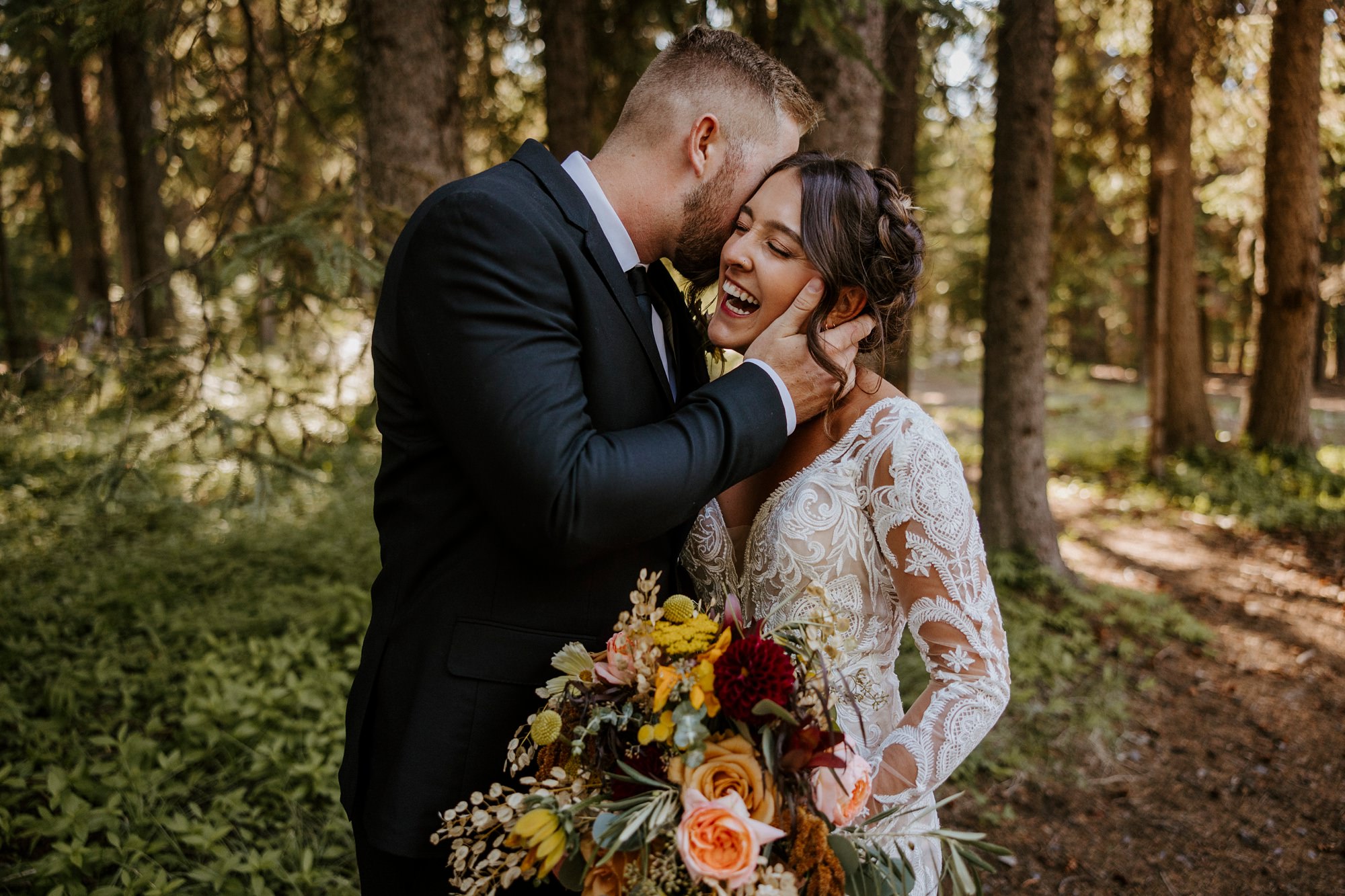 skyliner lodge wedding in the woods bend central oregon summer rustic outdoor 