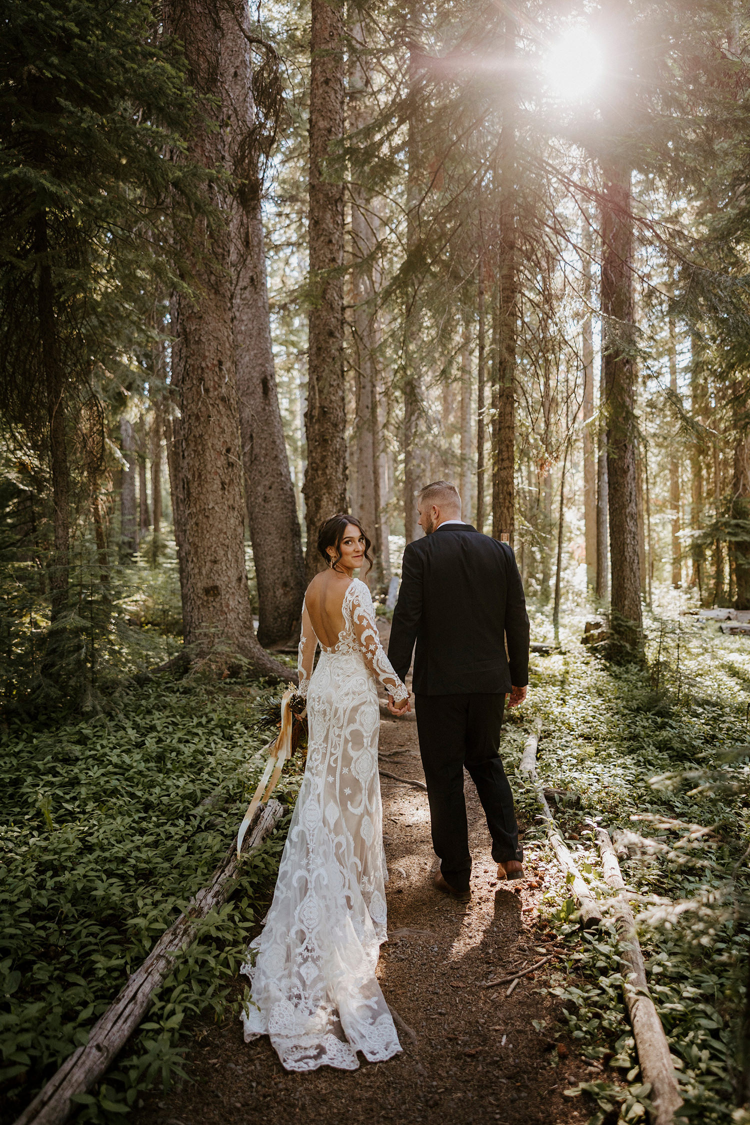 skyliner lodge wedding in the woods bend central oregon summer rustic outdoor 