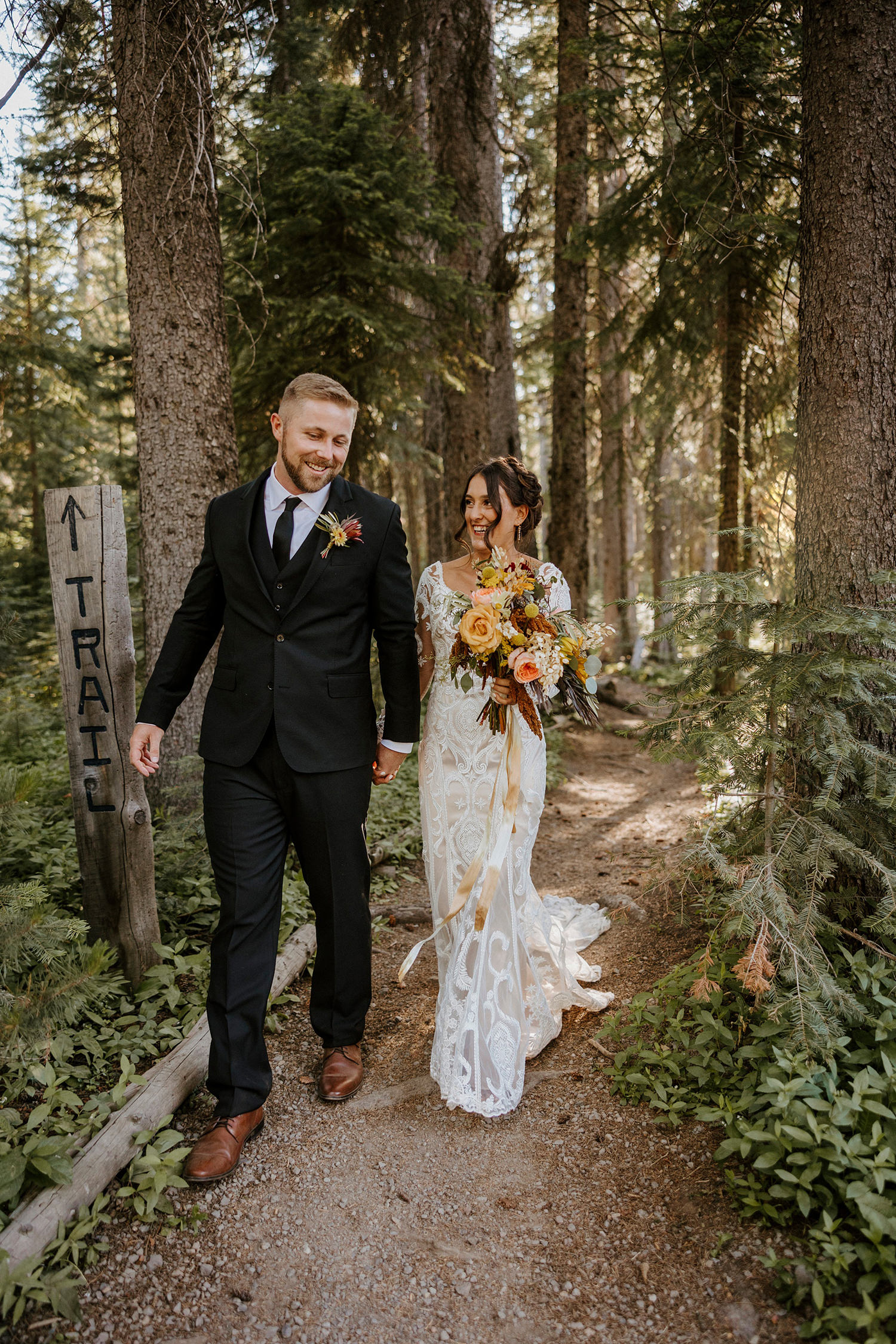 skyliner lodge wedding in the woods bend central oregon summer rustic outdoor 