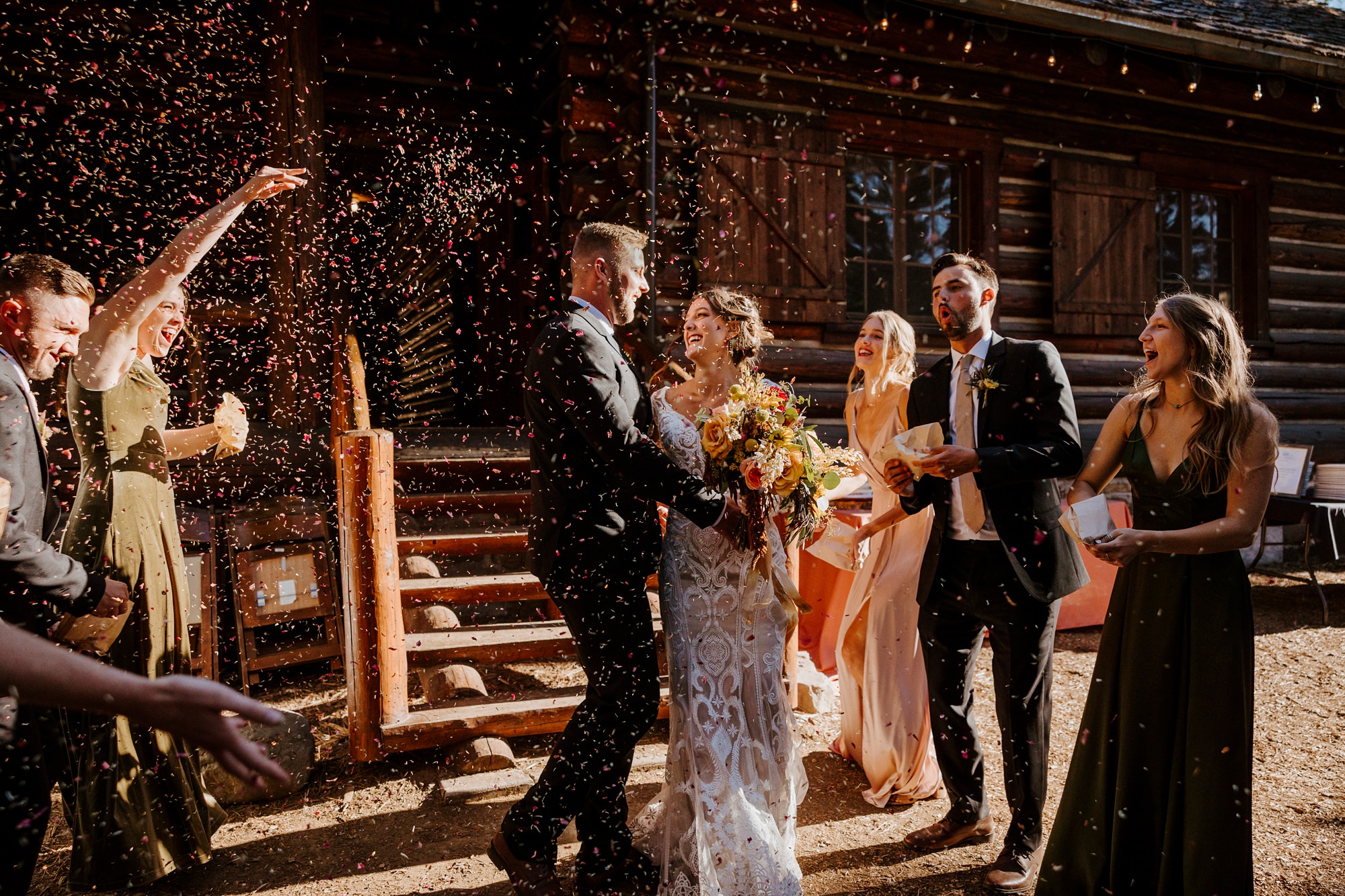 skyliner lodge wedding in the woods bend central oregon summer rustic outdoor 