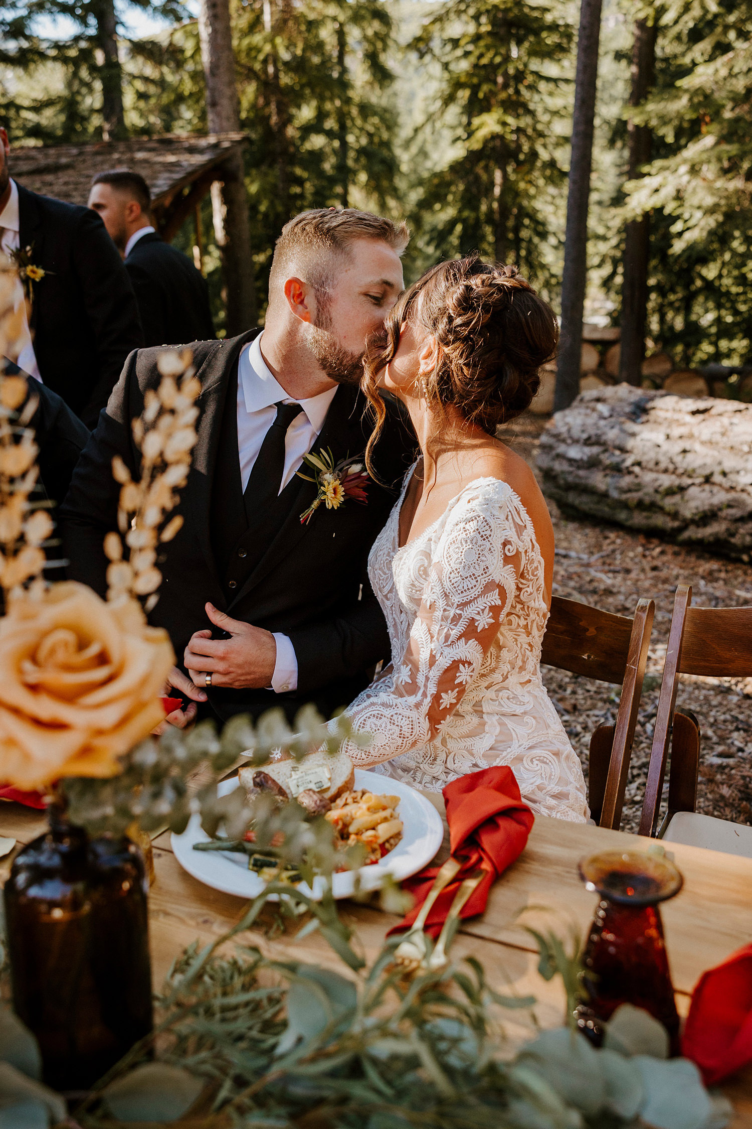 skyliner lodge wedding in the woods bend central oregon summer rustic outdoor 