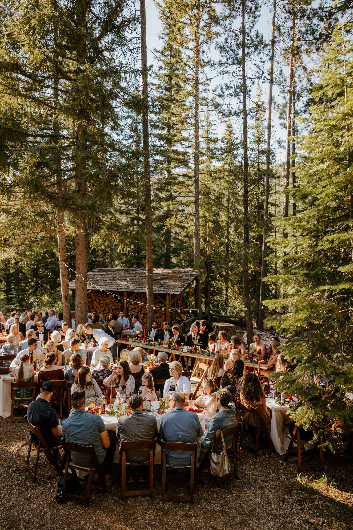 skyliner lodge wedding in the woods bend central oregon summer rustic outdoor 