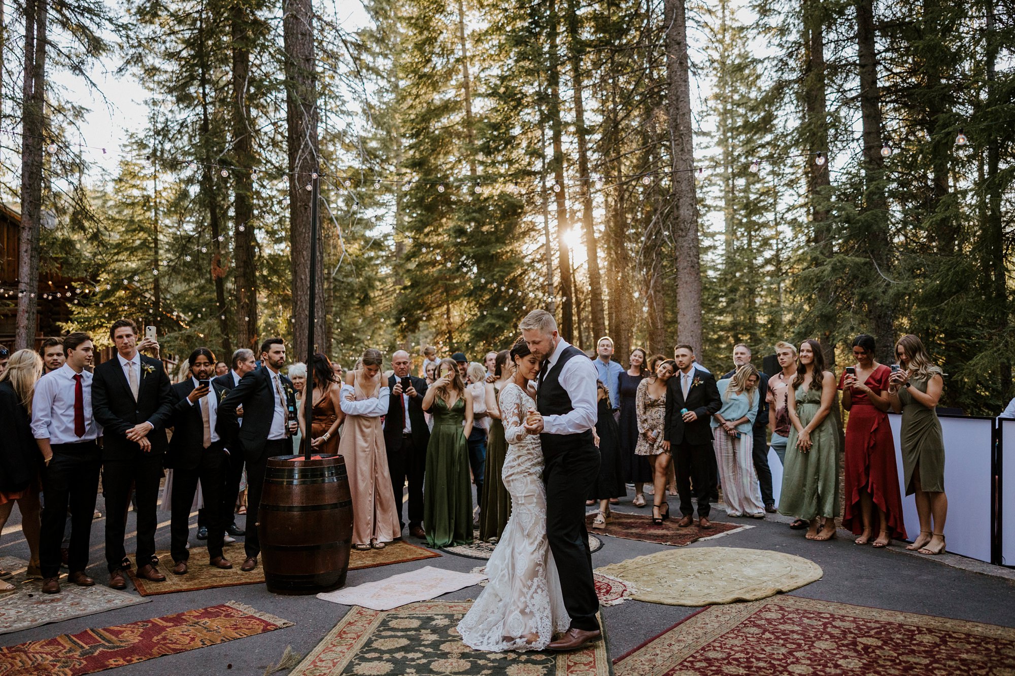 skyliner lodge wedding in the woods bend central oregon summer rustic outdoor 