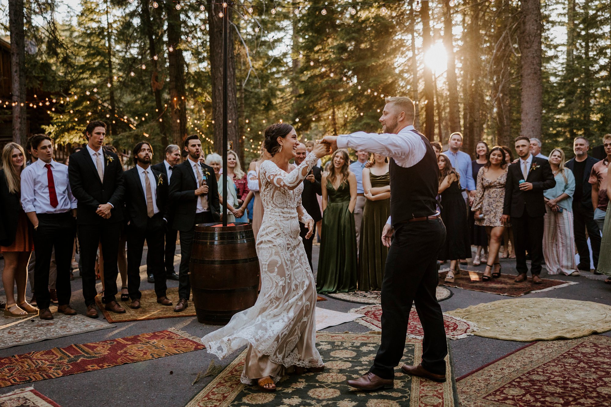 skyliner lodge wedding in the woods bend central oregon summer rustic outdoor 