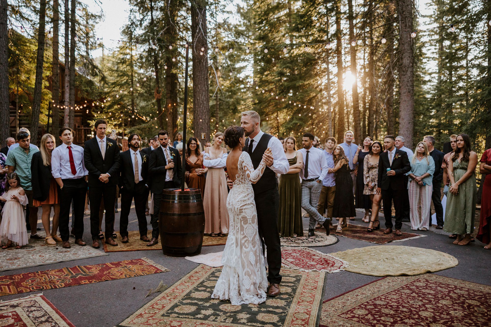 skyliner lodge wedding in the woods bend central oregon summer rustic outdoor 