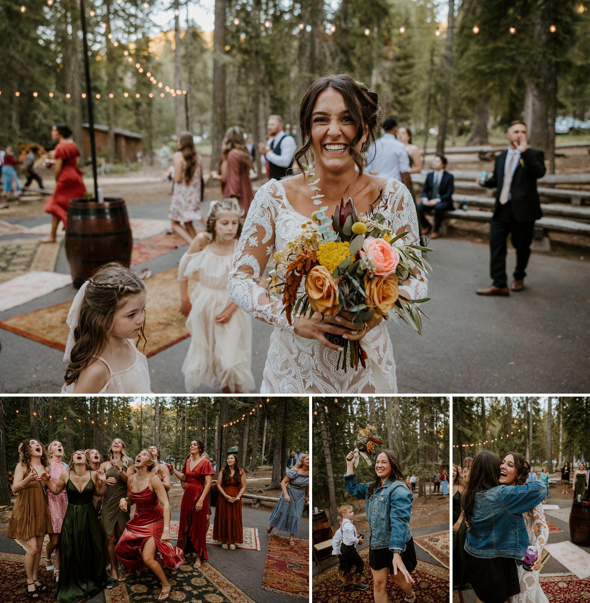 skyliner lodge wedding in the woods bend central oregon summer rustic outdoor 