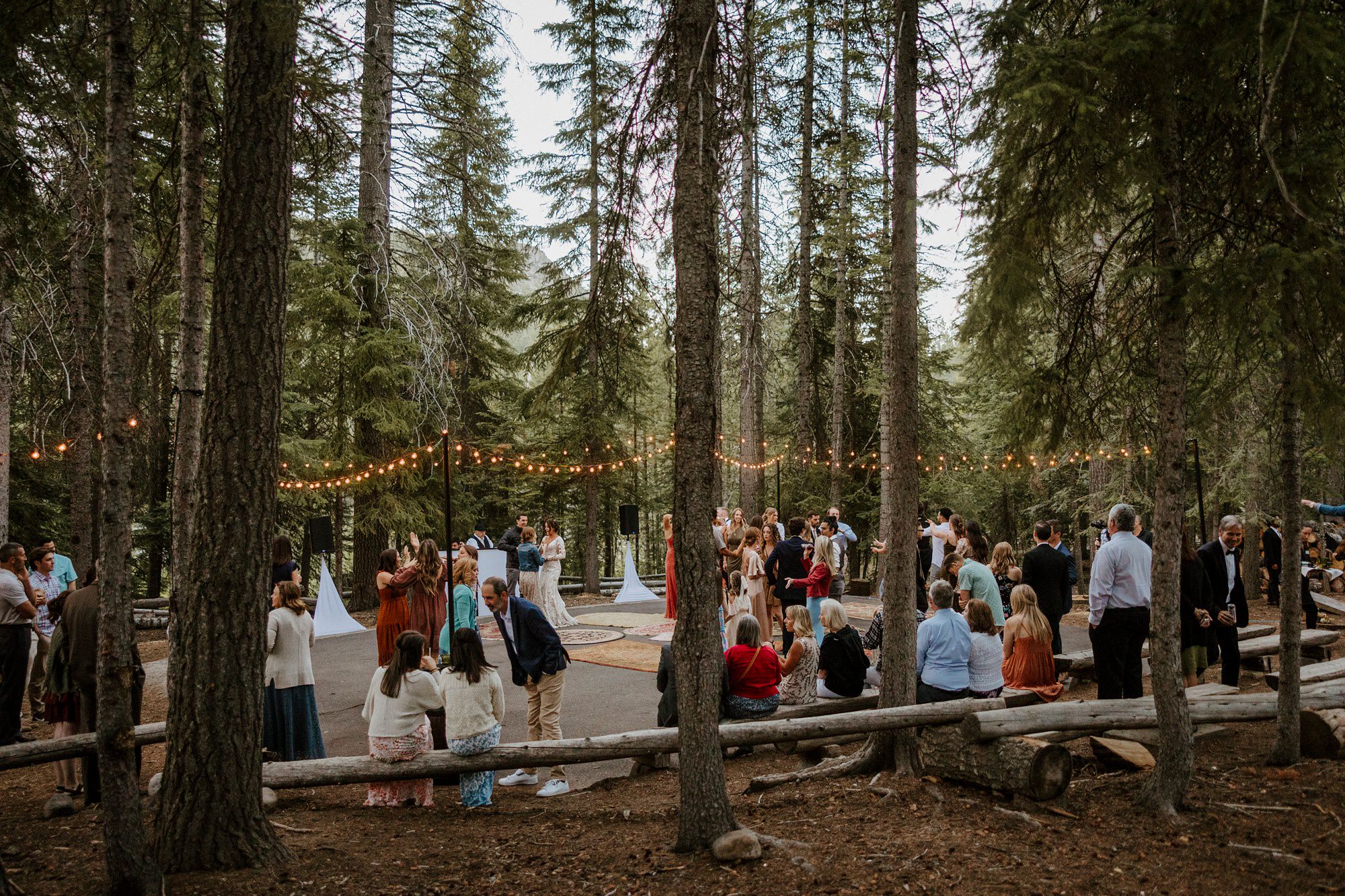 skyliner lodge wedding in the woods bend central oregon summer rustic outdoor 