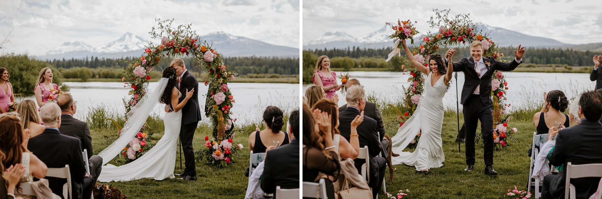 black butte ranch, happy, colorful, summer, wedding, modern, victoria carlson photography, mountains, sisters, oregon