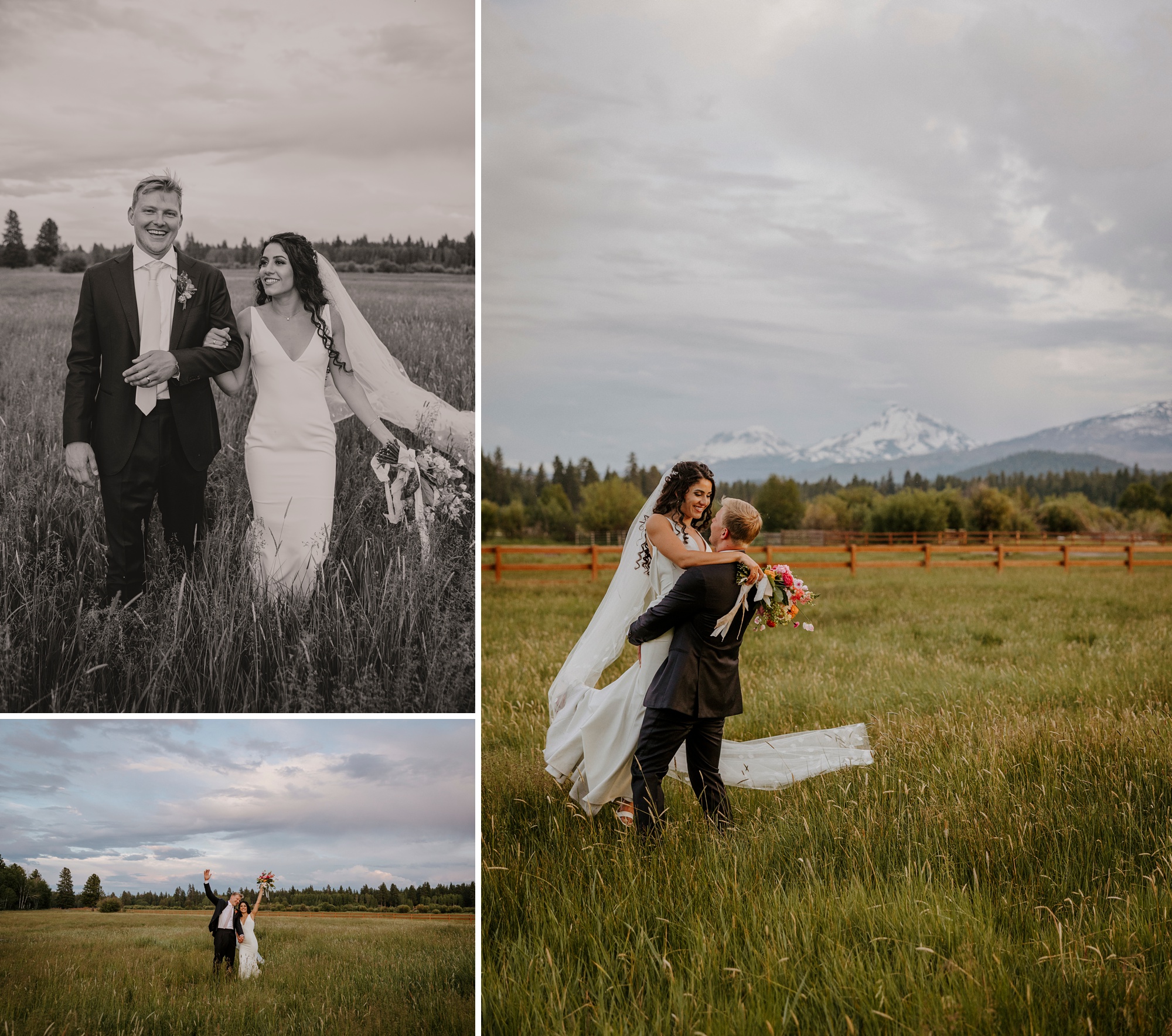 black butte ranch, happy, colorful, summer, wedding, modern, victoria carlson photography, mountains, sisters, oregon