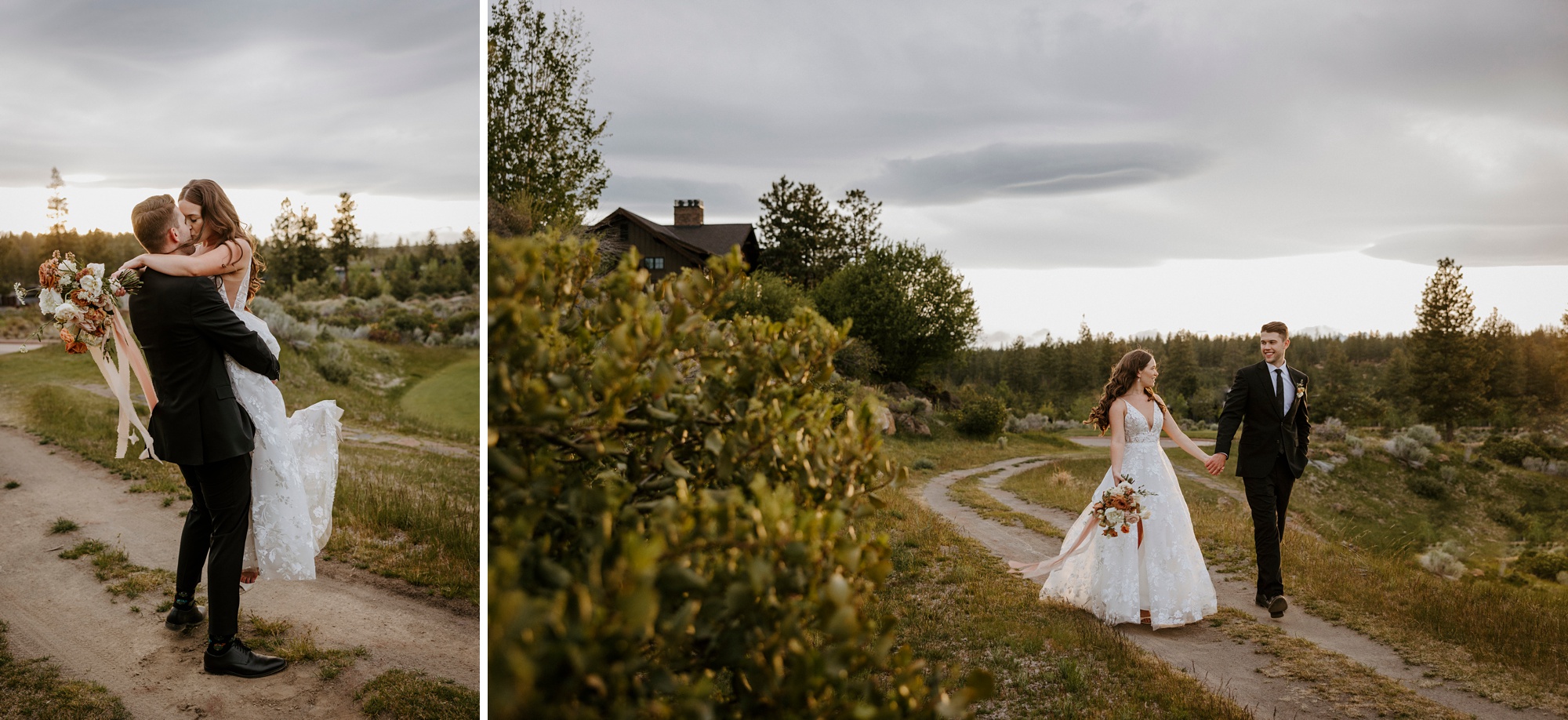 Tetherow, wedding, June, resort, golf, Central Oregon, Bend, high desert, romantic, pastels