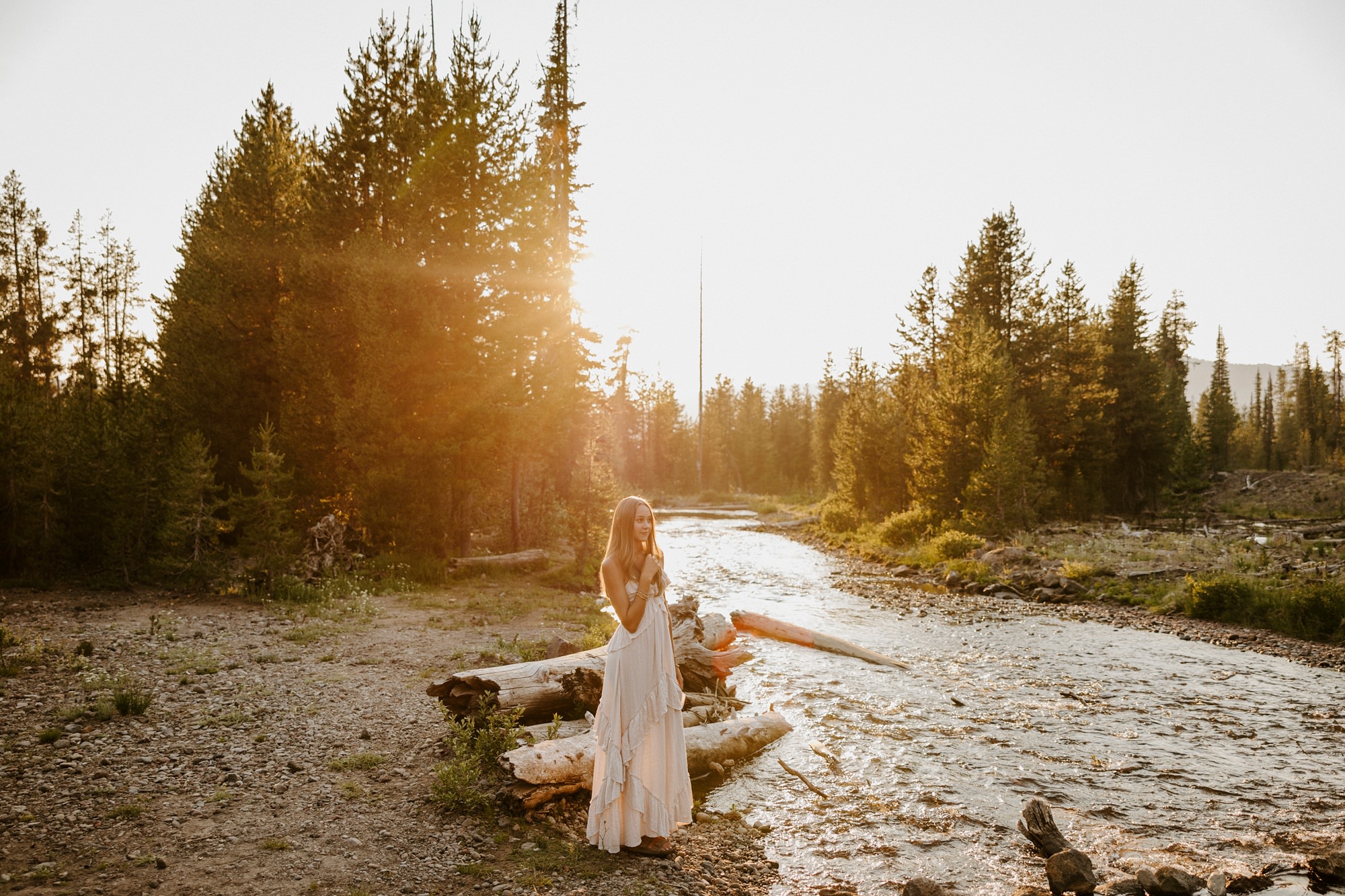 cascade lakes, senior photos, bend oregon, high school, graduation, central oregon, senior photographer, creek