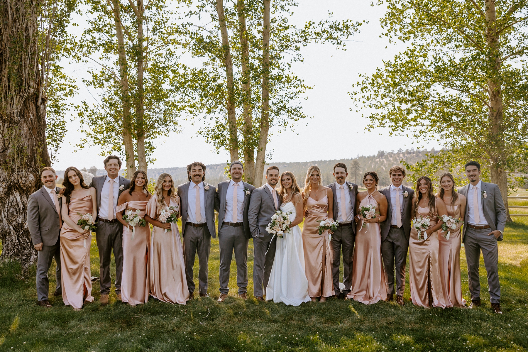 western, barn, wedding, bend, central oregon, long hollow ranch, romantic, dusty pink, rose, victoria carlson