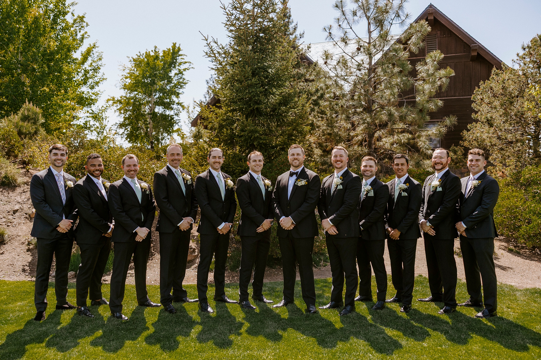 Tetherow Resort Bend Oregon Spring May Wedding Golf Course Yellow Flowers Bright Sunny Victoria Carlson Actually Ashley