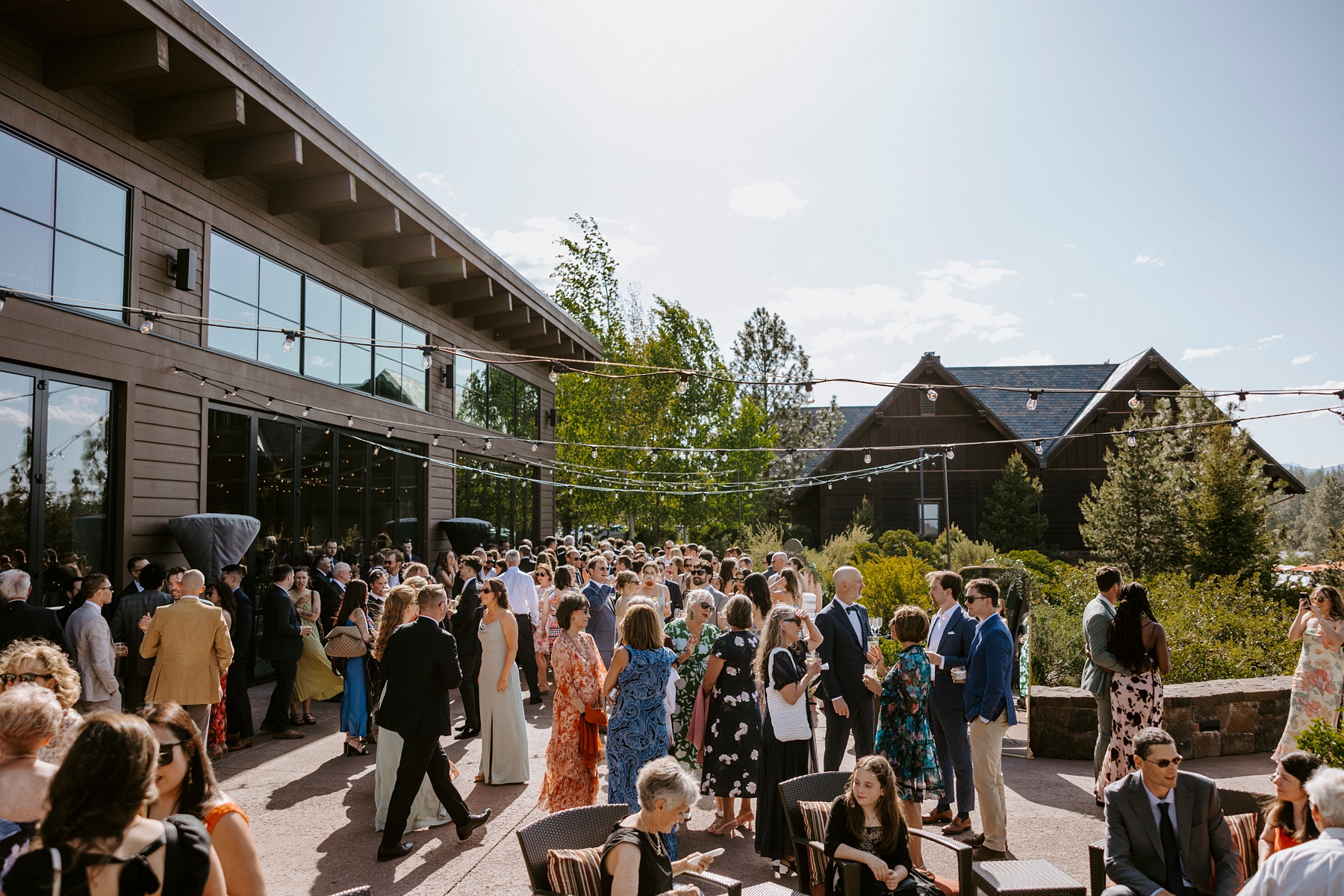 Tetherow Resort Bend Oregon Spring May Wedding Golf Course Yellow Flowers Bright Sunny Victoria Carlson Actually Ashley