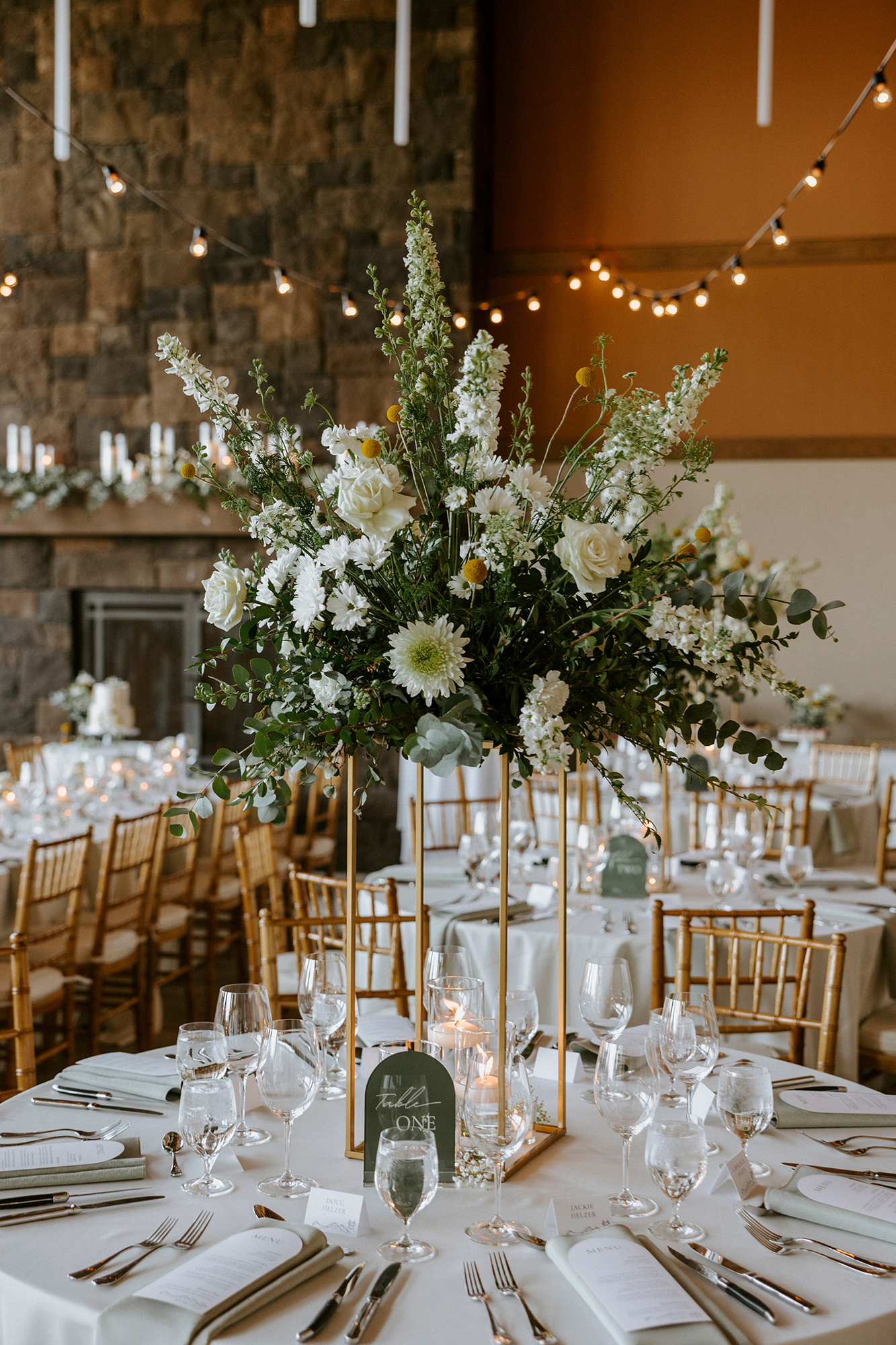 Tetherow Resort Bend Oregon Spring May Wedding Golf Course Yellow Flowers Bright Sunny Victoria Carlson Actually Ashley