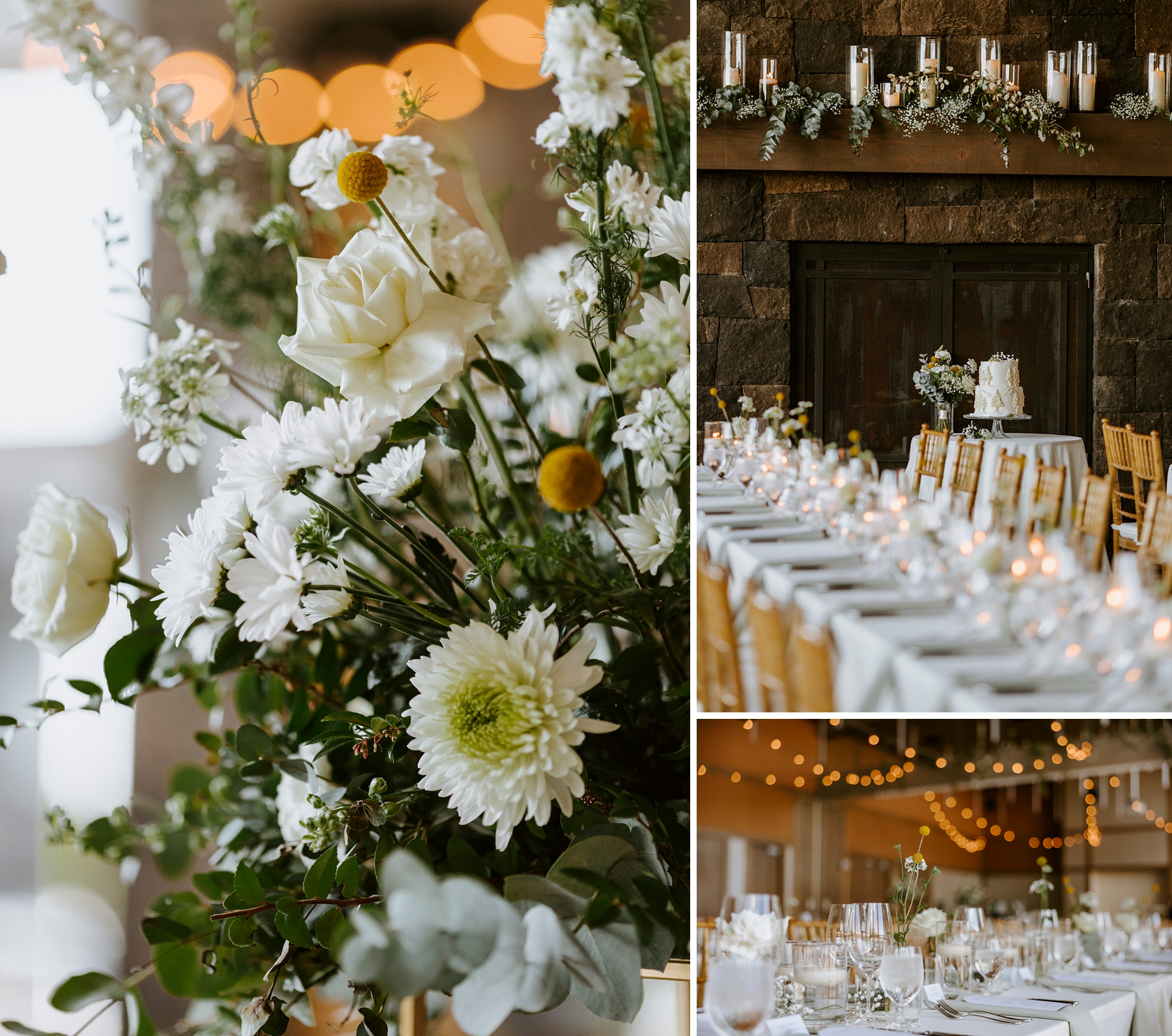 Tetherow Resort Bend Oregon Spring May Wedding Golf Course Yellow Flowers Bright Sunny Victoria Carlson Actually Ashley