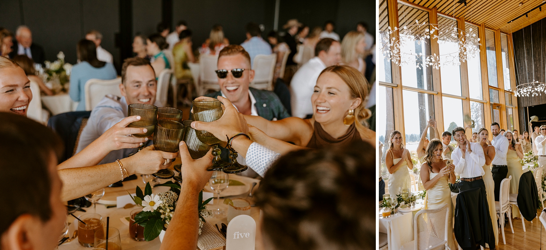 pastel wedding black butte ranch oregon sisters outdoor venue mountain view central oregon victoria carlson colorful sunset