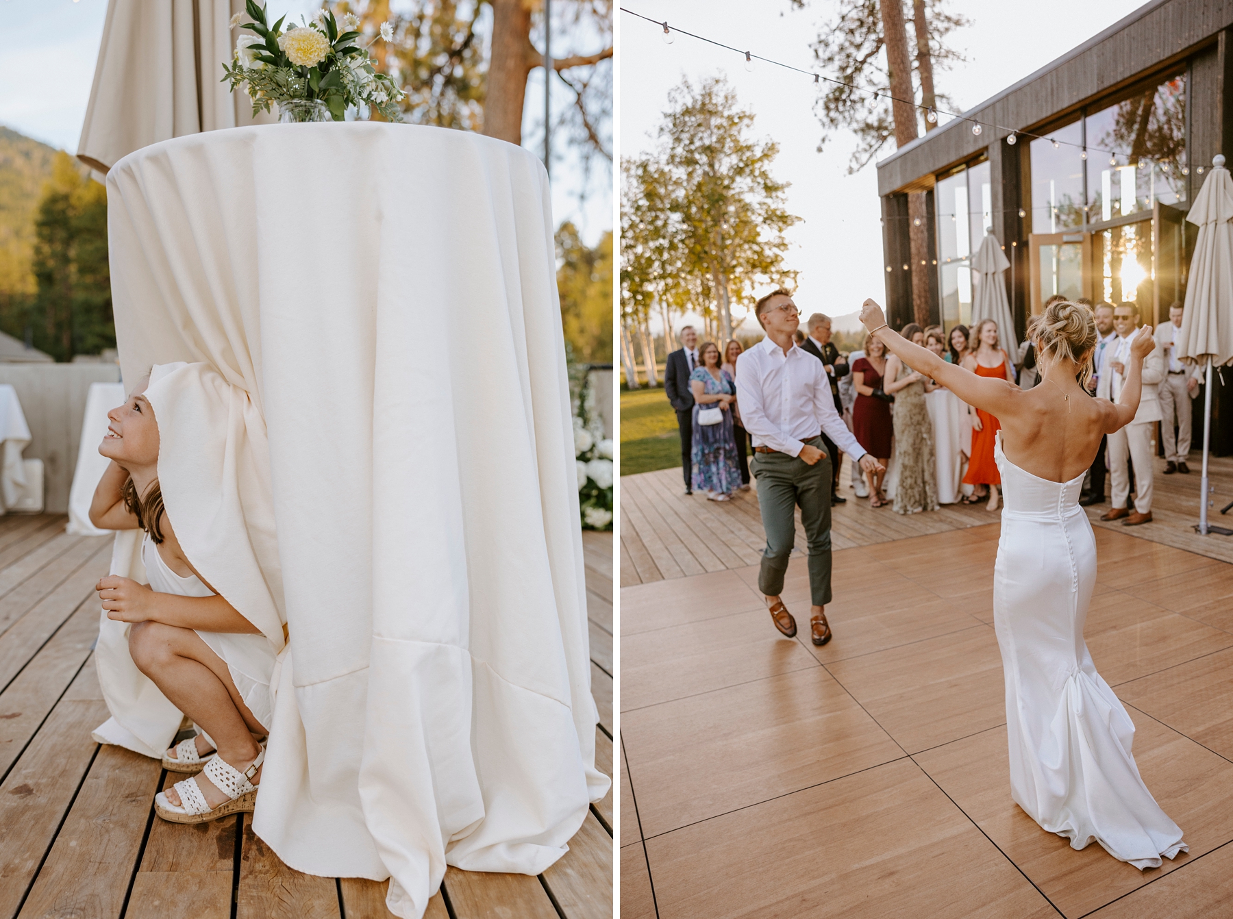 pastel wedding black butte ranch oregon sisters outdoor venue mountain view central oregon victoria carlson