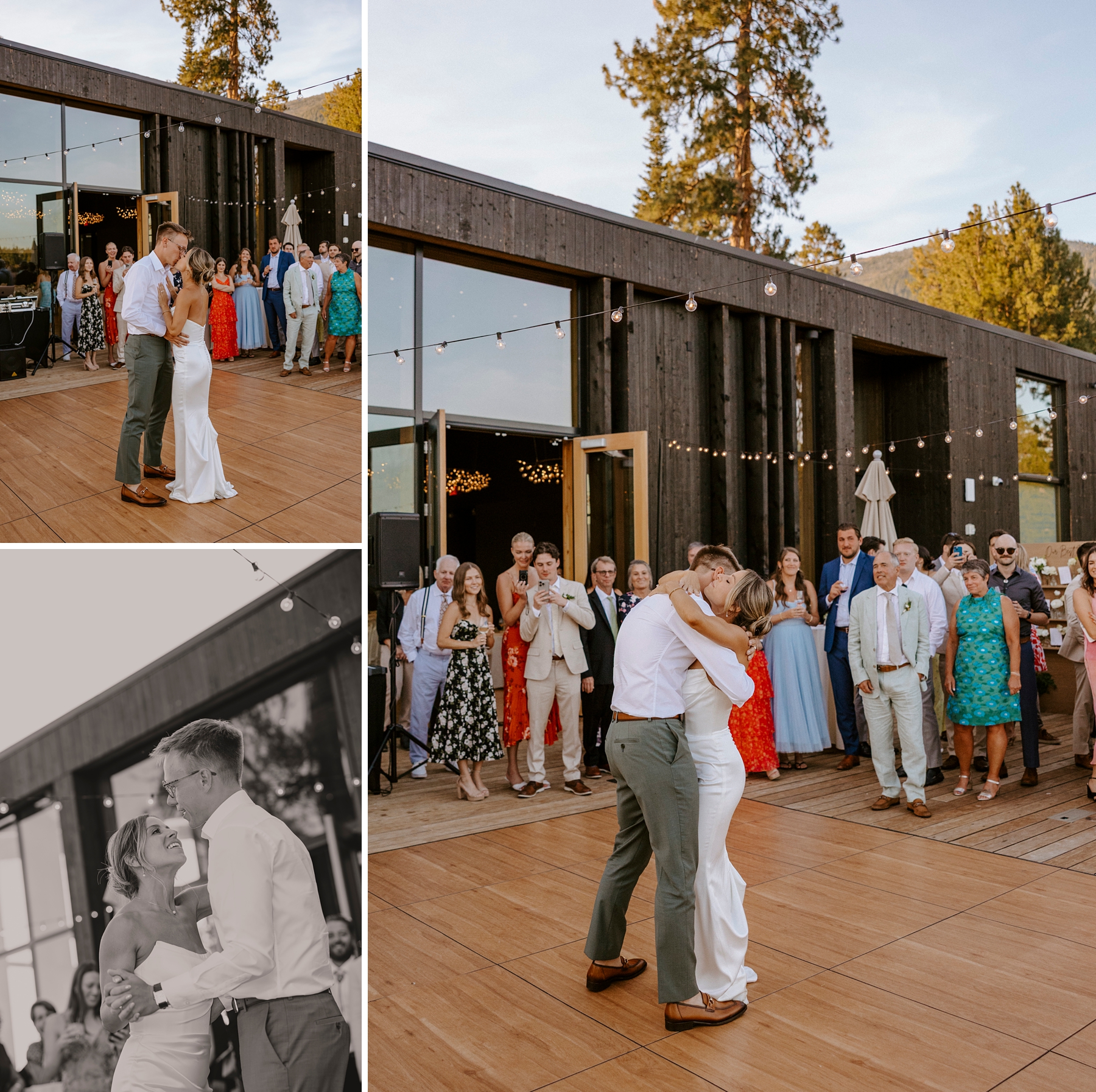 pastel wedding black butte ranch oregon sisters outdoor venue mountain view central oregon victoria carlson colorful sunset