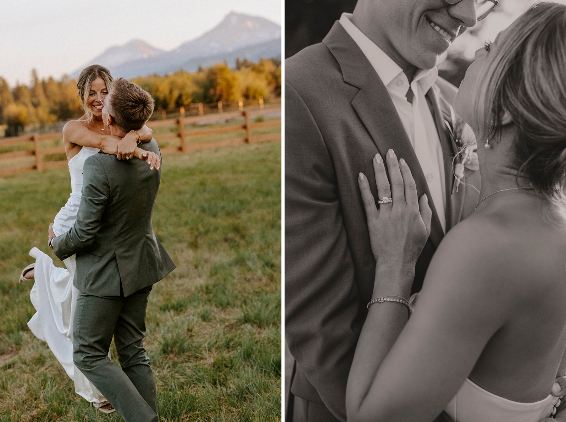 pastel wedding black butte ranch oregon sisters outdoor venue mountain view central oregon victoria carlson