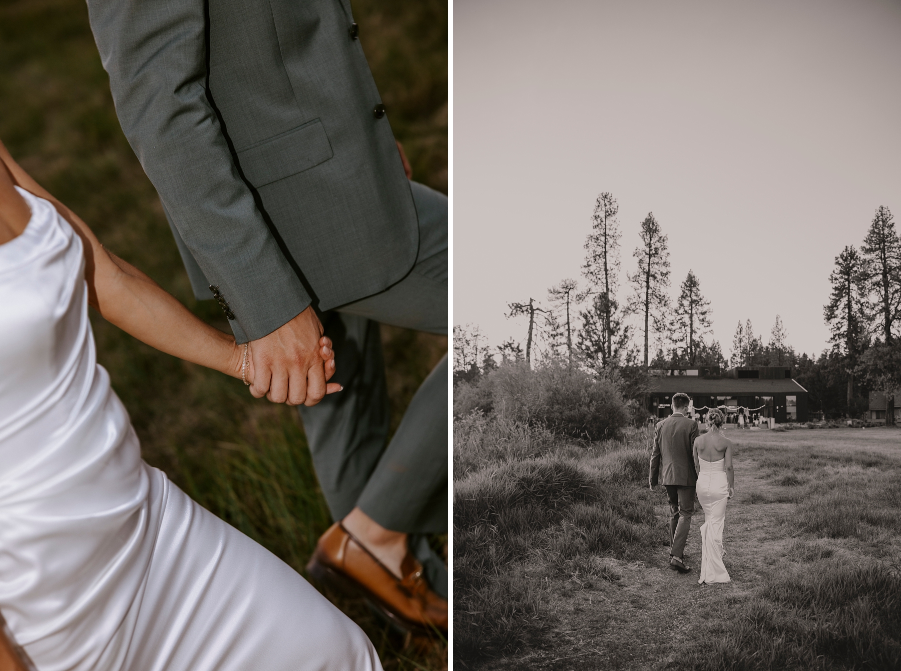 pastel wedding black butte ranch oregon sisters outdoor venue mountain view central oregon victoria carlson colorful sunset